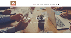 Desktop Screenshot of burnthesky.com